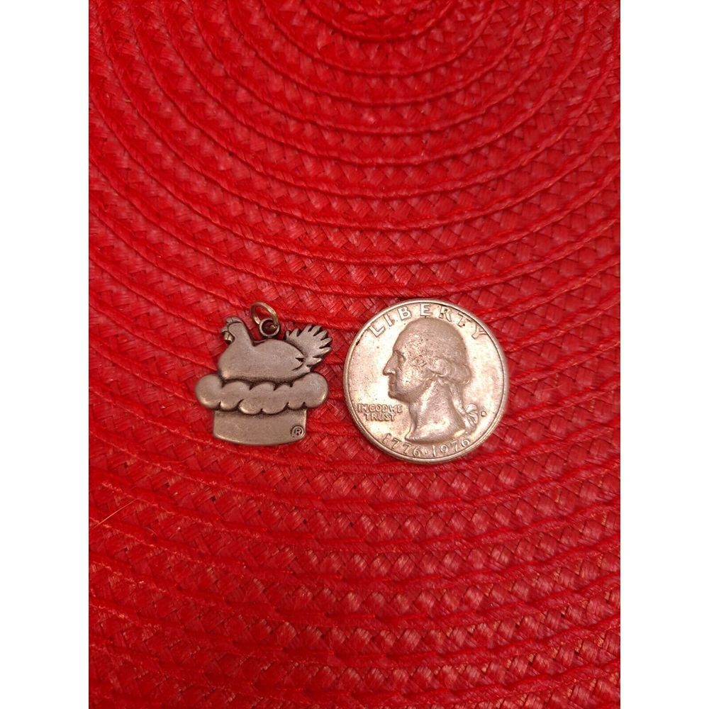 Rare Pampered Chef Consultant Logo Pendant Charm Pewter